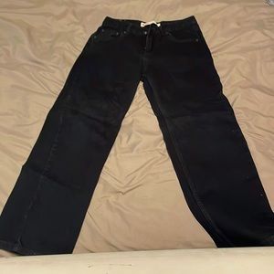 Boys Levis black jeans 550 27x27
